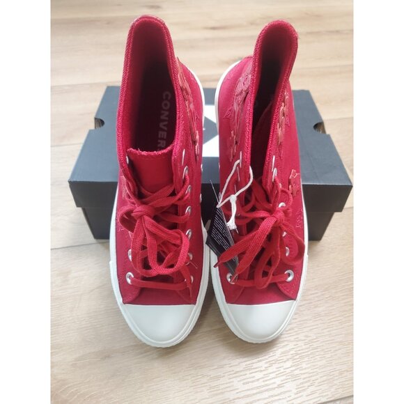 Converse Chuck Taylor All Star Lift Platform 3D Florals Days Ahead Womens Sz 8.5 - Picture 5 of 11